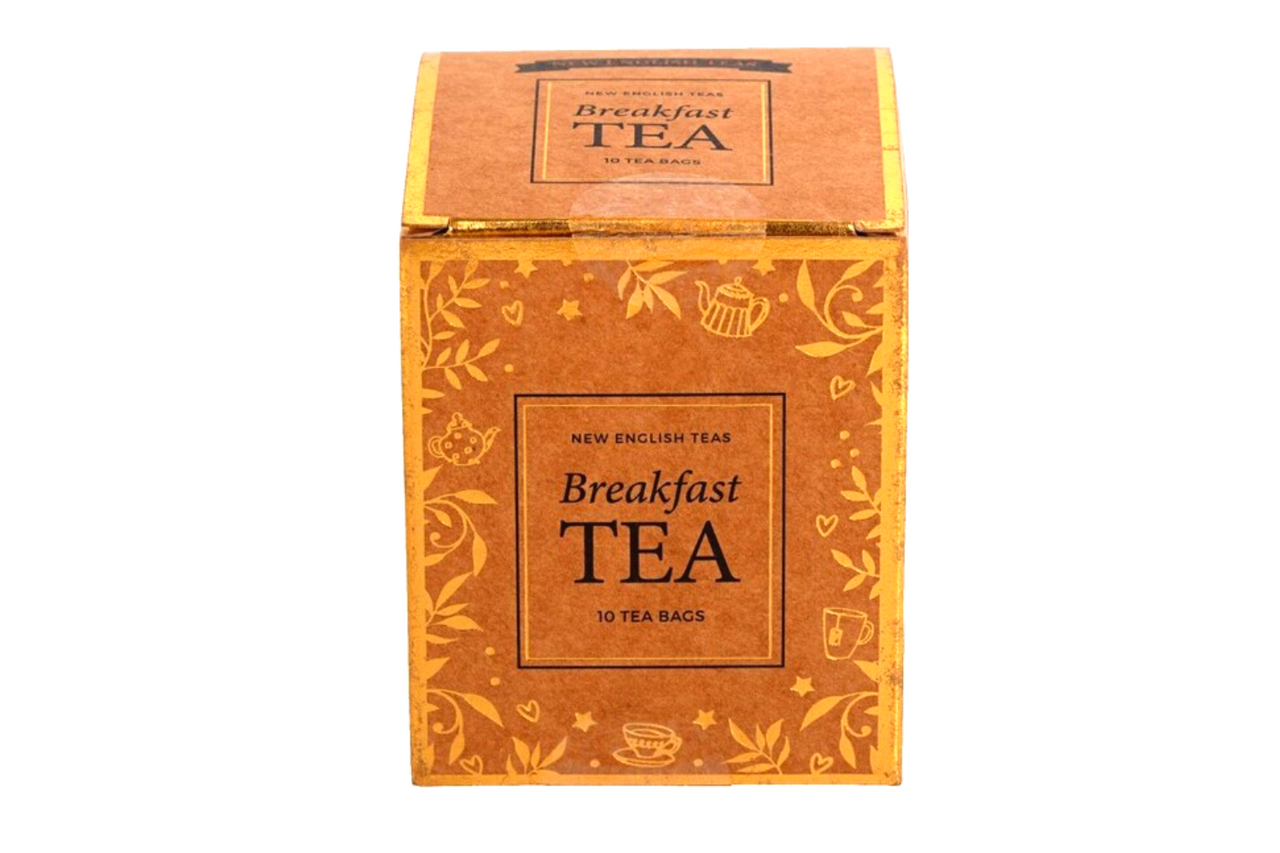 New English Teas Breakfast Tea 10 Tea Bags Best Before it's Gone Ltd
